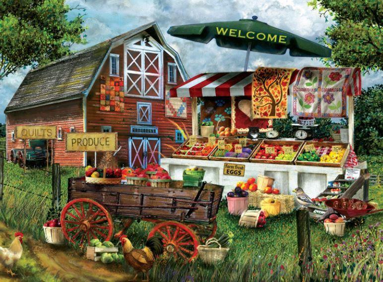 Fresh Country Produce Jigsaw Puzzle, 1000 pc. from SunsOut