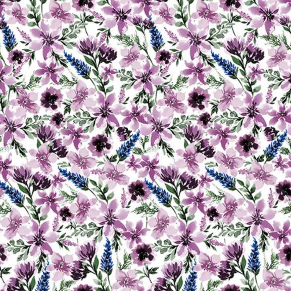 Springflower Wisteria  Digital Cuddle From Shannon Fabrics