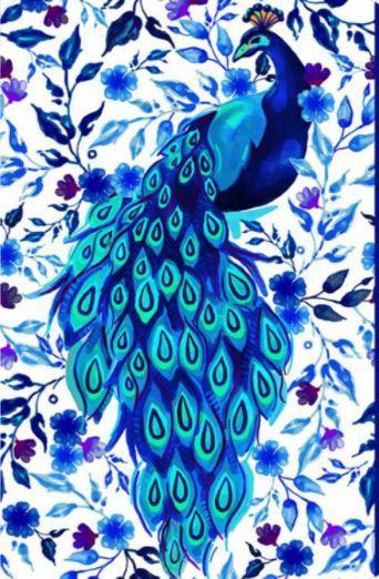 Peacock Party Digital Cuddle Panel from Shannon Fabrics