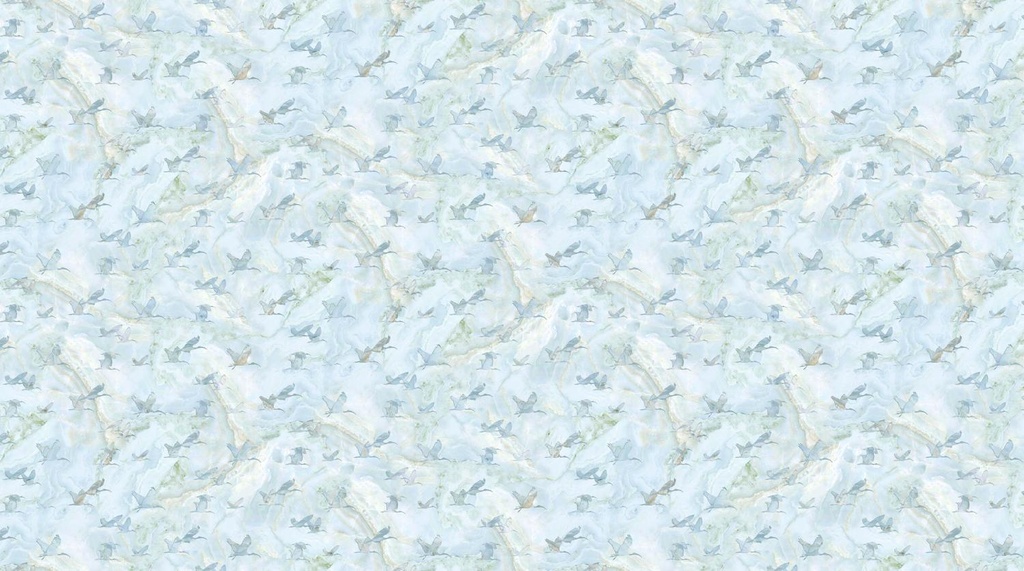 New Dawn Birds Blue  From Northcott Fabrics