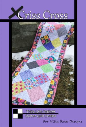 Criss Cross Table Runner Pattern by Tricia Lynn Maloney for Villa Rosa Designs