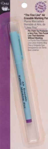 Fine Line Air Erasable Marking Pen Purple from Dritz