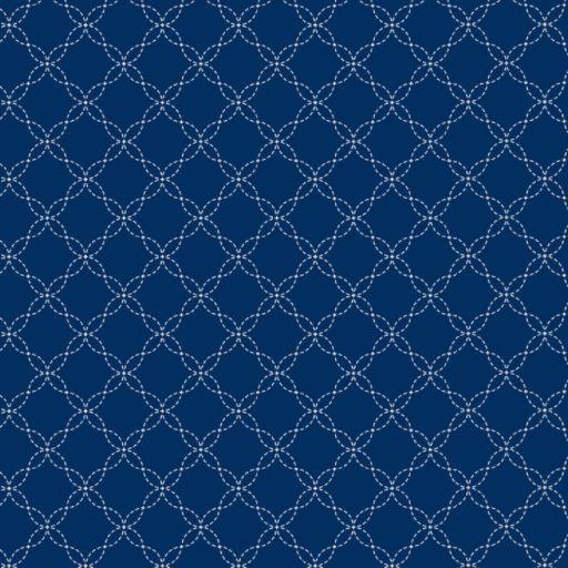 Kimberbell Basic Navy Lattice from Maywood Studio