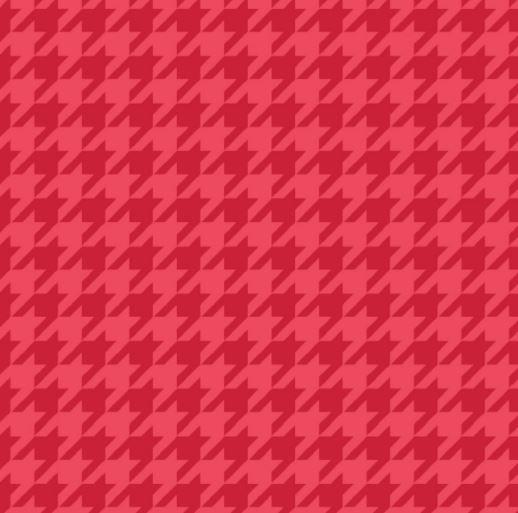 Kimberbell Basic Houndstooth Red  From Maywood Studio