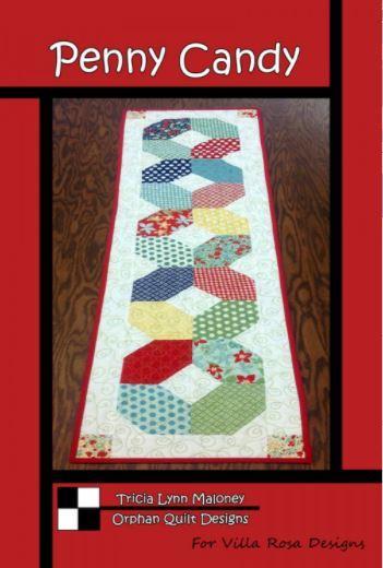 Penny Candy Table Runner Pattern by Tricia Lynn Maloney for Villa Rosa Designs