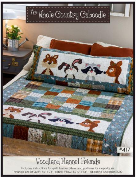 Woodland Flannel Friends Pattern from The Whole Country Caboodle