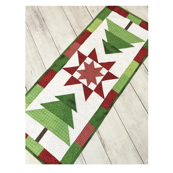 Trim The Tree Tablerunner Quilt Kit