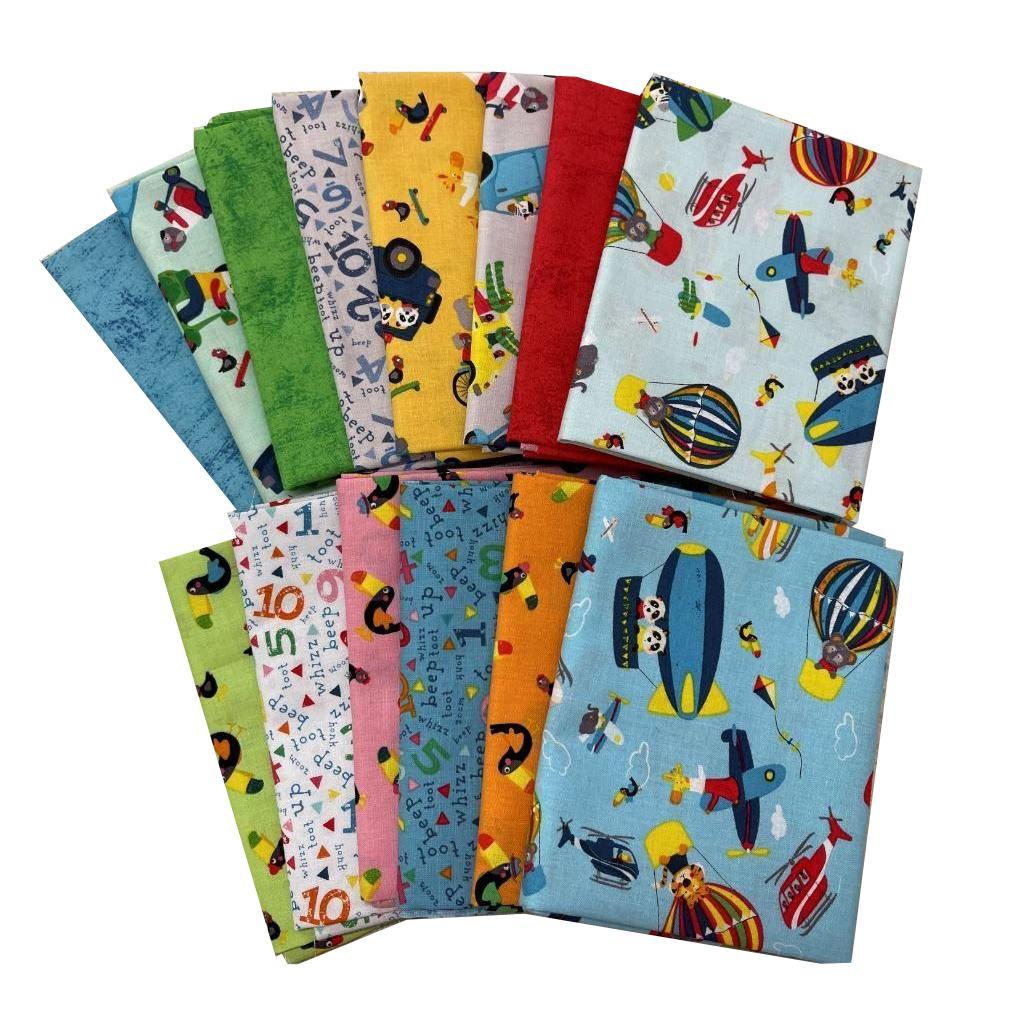 Busy Street Fat Quarter Bundle From Clothworks