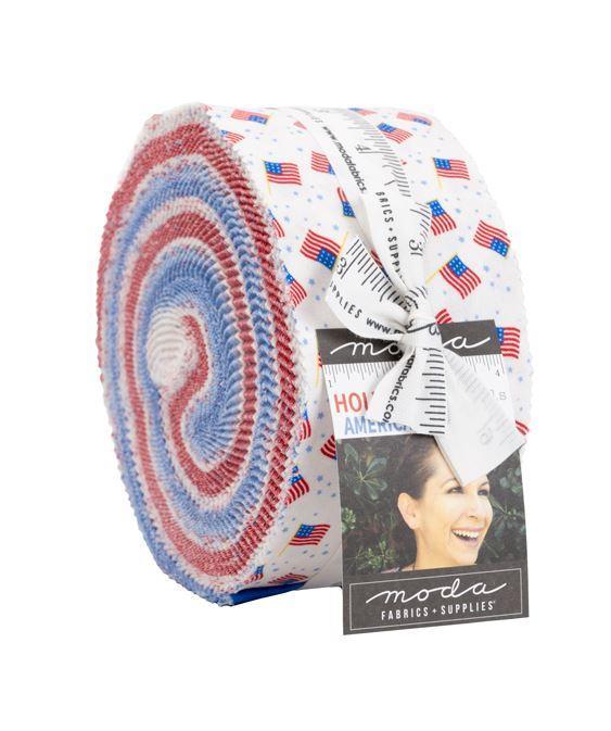 Holiday Americana Jelly Roll by Stacy Iest Hsu from Moda Fabrics