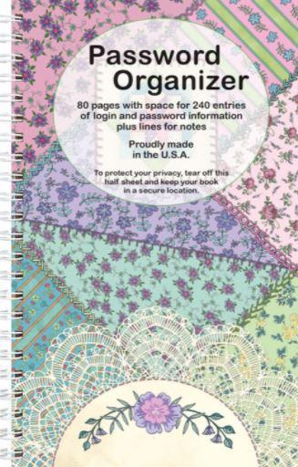 Password Organizer Crazy Quiltfrom It Takes Two