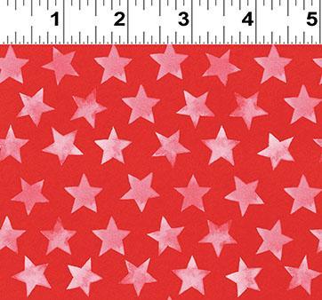 America Flag Stars Light Red By H. Chan From Clothworks