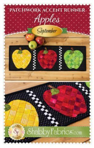 Patchwork Accent Runner Apples from Shabby Fabrics