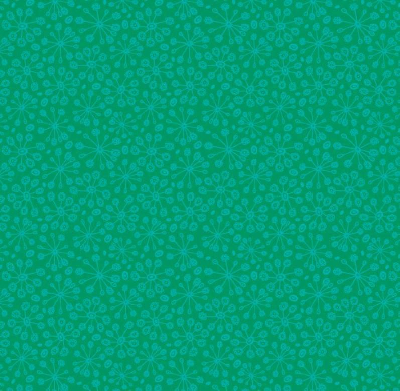 Whimsy Green Dandy Blossom From P&B Textiles