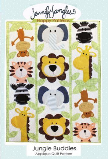 Jungle Buddies Applique Quilt Pattern