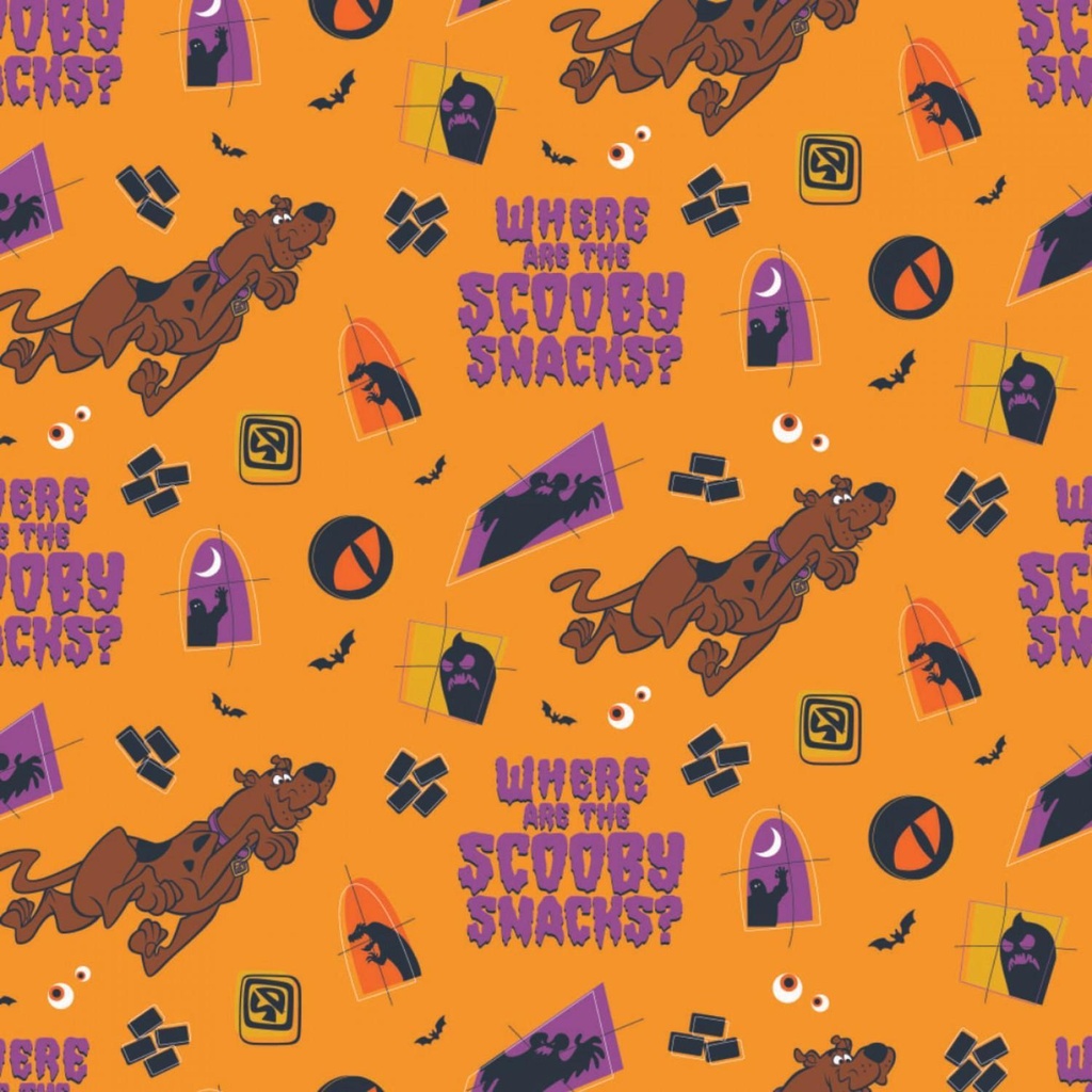 Scooby Doo Halloween Scooby Snacks From Camelot Fabrics