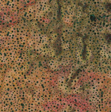 Hunter Green Dots From Island Batik