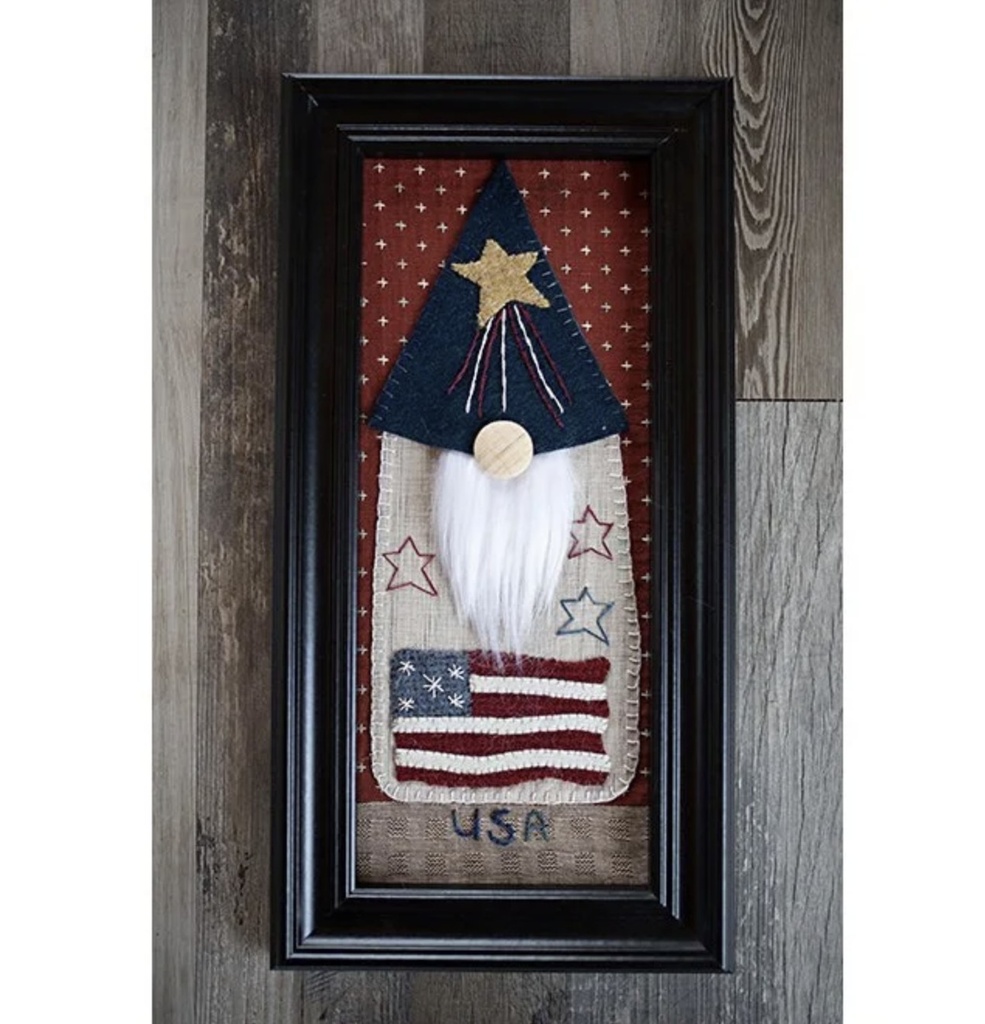 July Gnome Framed Pattern #419