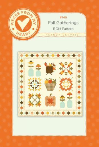 Fall Gatherings Pattern by Sandy Gervais from Riley Blake