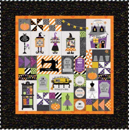 Kimberbell Candy Corn Quilt Shoppe Quilt Fabric Kit