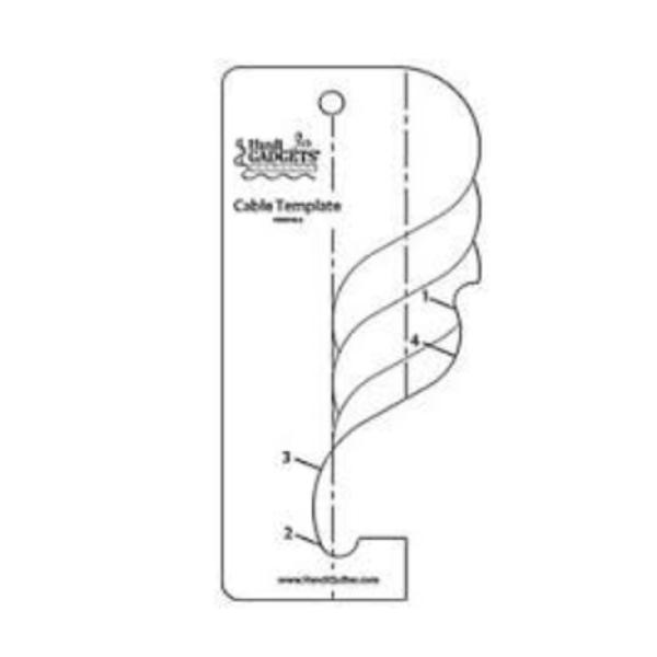 Handi Quilter Cable Template