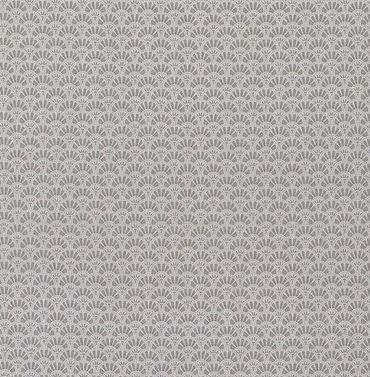 Twelve To Midnight Medium Gray Clamshells  By Wilmington Prints