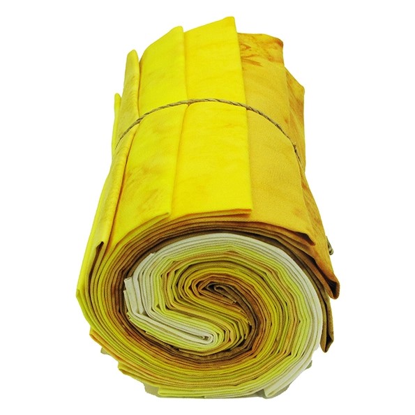Bali Watercolor Batiks Sunshine and Smiles Fat Quarter Bundle from Hoffman Fabrics