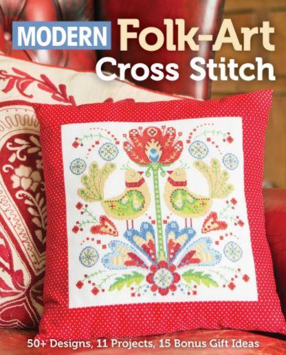 Modern Folk Art Cross Stitch