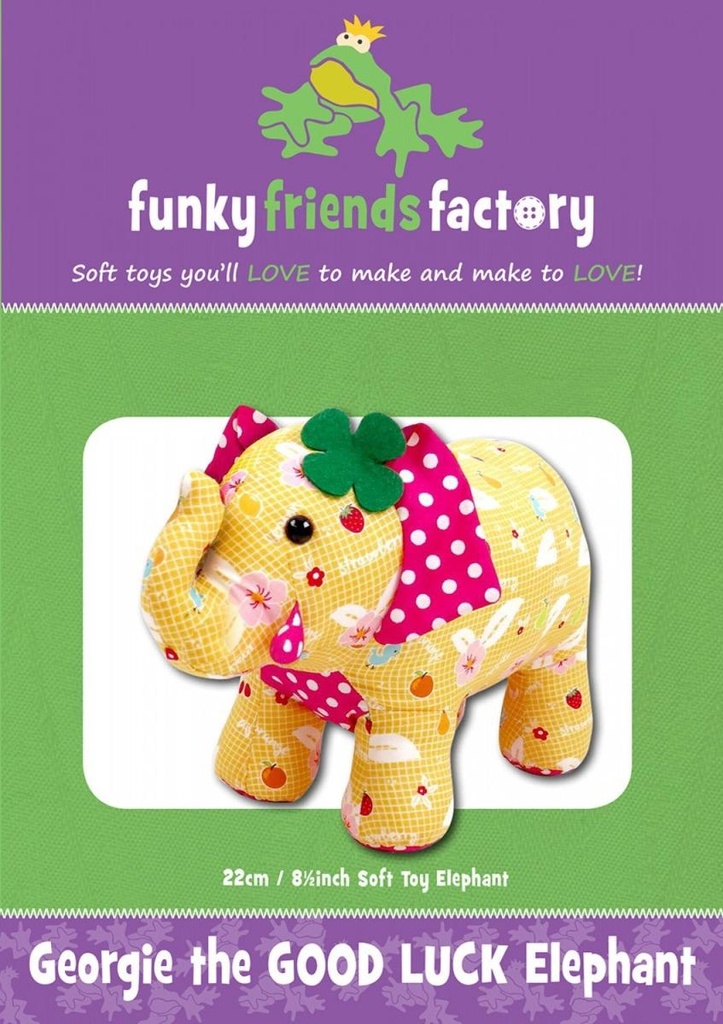 Georgie The Good Luck Elephant From Funky Firends Factory