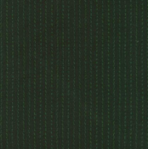 Classic Plaid Dark Green Striped  From Marcus Fabrics