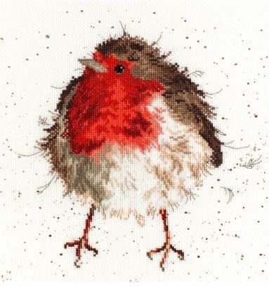 Jolly Robin Kit  by Hannah Dale  from Bothy Threads