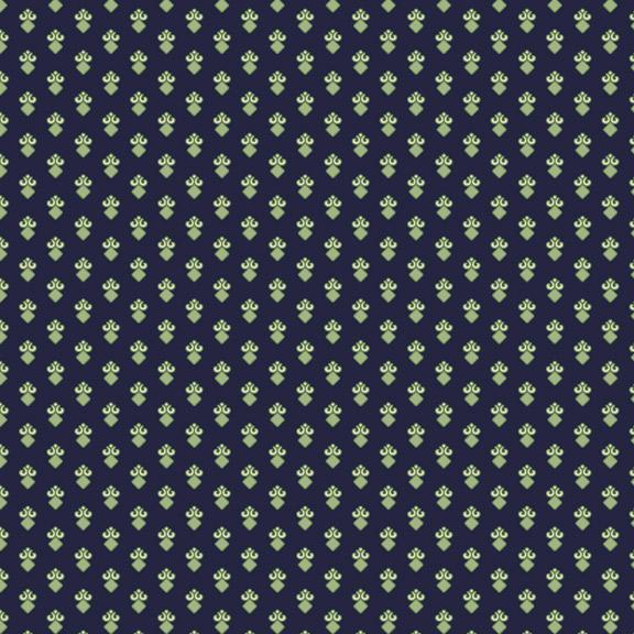 Blue Dahlia Diamond Navy By Marcus Fabrics