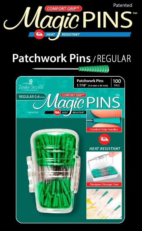 Magic Pins Patchwork Pins, 100, 1 7/16