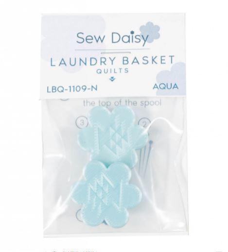 Sew Daisy Aqua From Laundry Basket Quilts