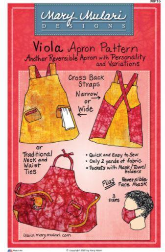 Viola Apron Pattern by Mary Mulari Designs