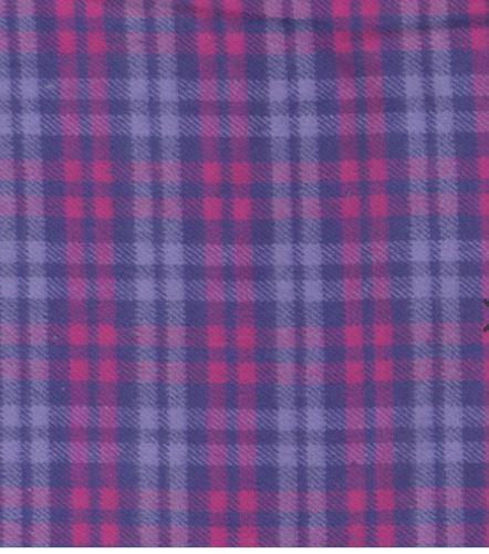 Mix And Mingle  Tattersal Violet From Primo Plaid Flannel By Marcus Fabrics