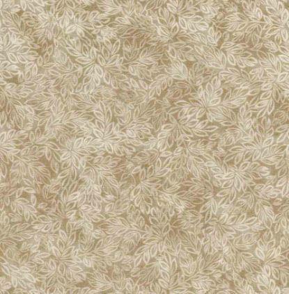 Meadow Taupe Mini Leaf From Timeless Treasures