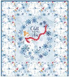 Chill In The Air Quilt Kit Featuring Hoffman Fabrics