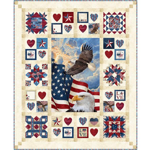 For The Brave Quilt Pattern By Patty Carey For Patti'S Patchwork