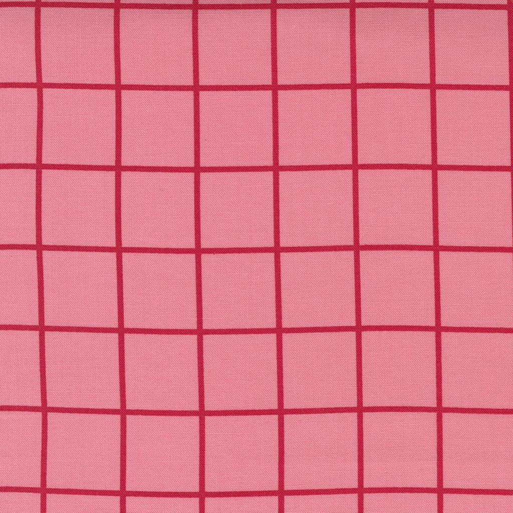 One Fine Day Grid Pink by Moda