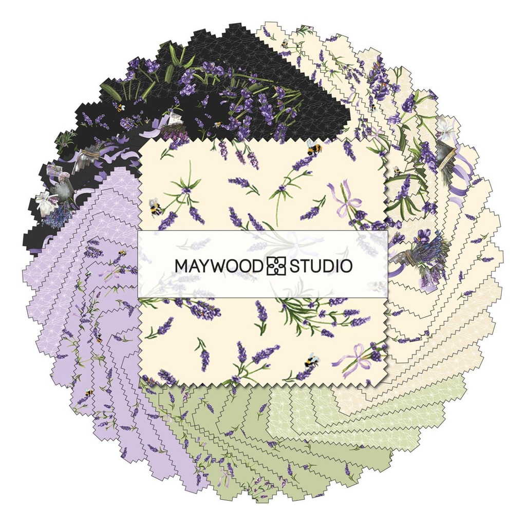 Lavender Sachet Charm Pack 5"  by Maywood Studio 