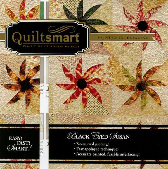 Quiltsmart Black Eyed Susan Printed Interfacing