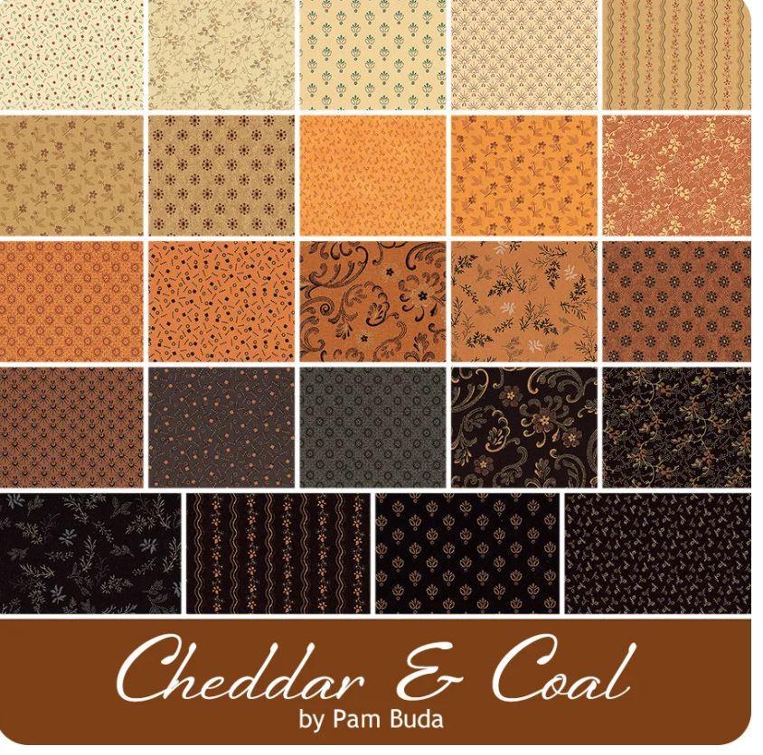 Cheddar & Coal Layer Cakes  by Pam Buda Marcus Fabrics 