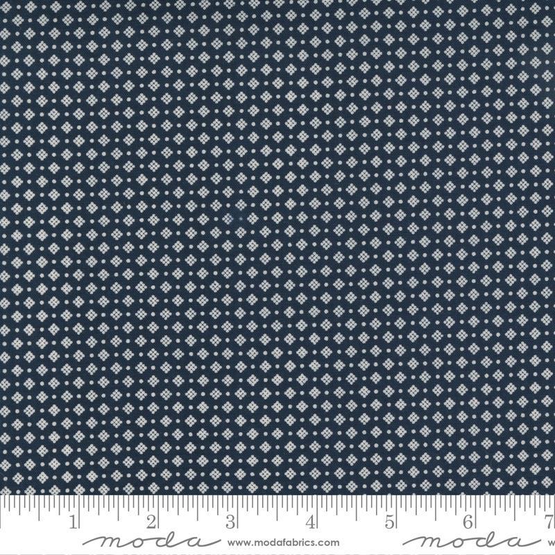 Starlight Gatherings Dotty Diamond Indigo By Moda