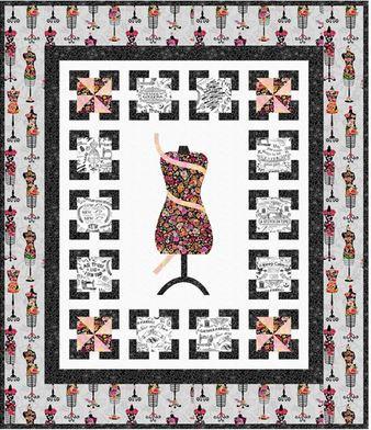 Sew Floral Quilt Kit Featuring Timeless Treasures Fabrics