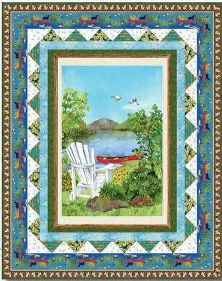 Dockside Quilt Kit Featuring Dockside By Barbara Tourtillotte From Henry Glass Fabrics