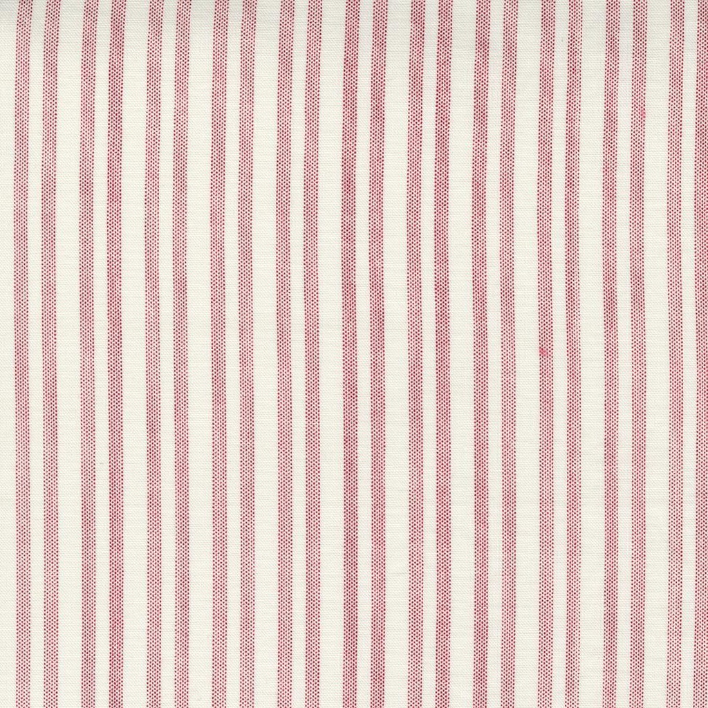 Prairie Days Stripe Milk White Red by Moda