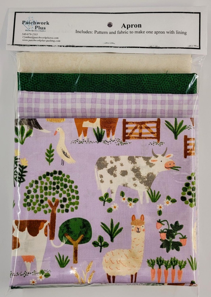 Apron Kit Dale Farm Purple