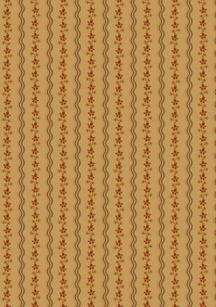 Cheddar & Coal Squiggle Tan  By Pam Buda From Marcus Fabrics