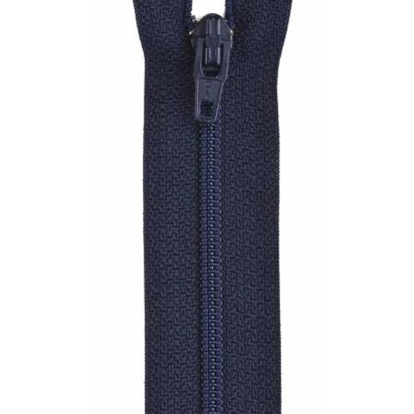 All-Purpose Polyester Coil Zipper 9In Navy By Coats & Clark