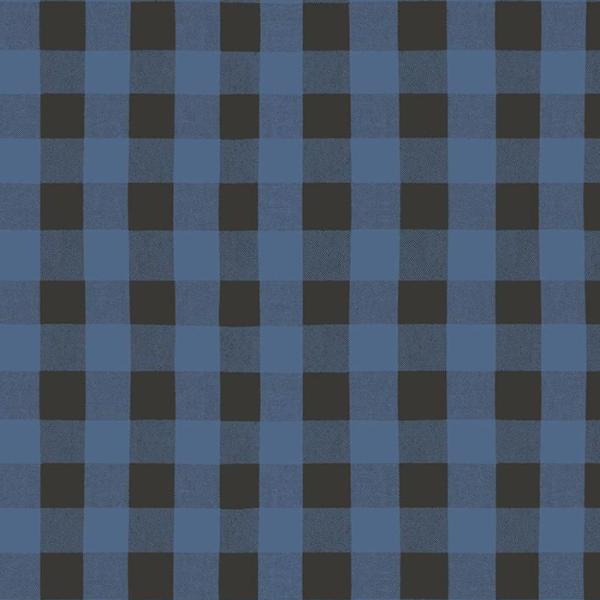 A Dog'S Life Buffalo Check Denim From Clothworks